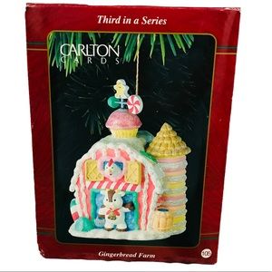 Carlton Cards Gingerbread Farm Christmas Ornament